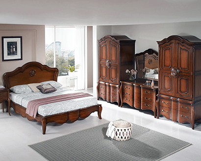 엘라젠 원목 침실가구 풀 패키지 WSC-1026