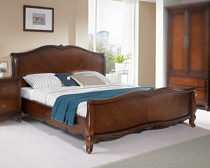 페리체 1950 원목 라지킹 침대 WSC-1204