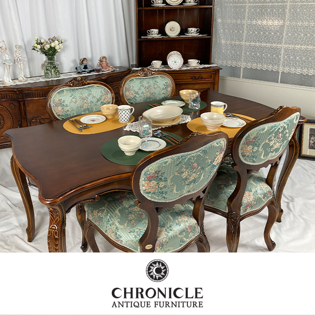 엘사데코 1400 원목 4인용 식탁세트 ELC-1072