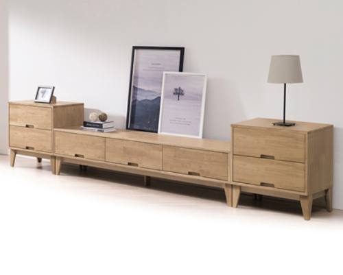 원목가구 3000 거실장세트 DRC-1032