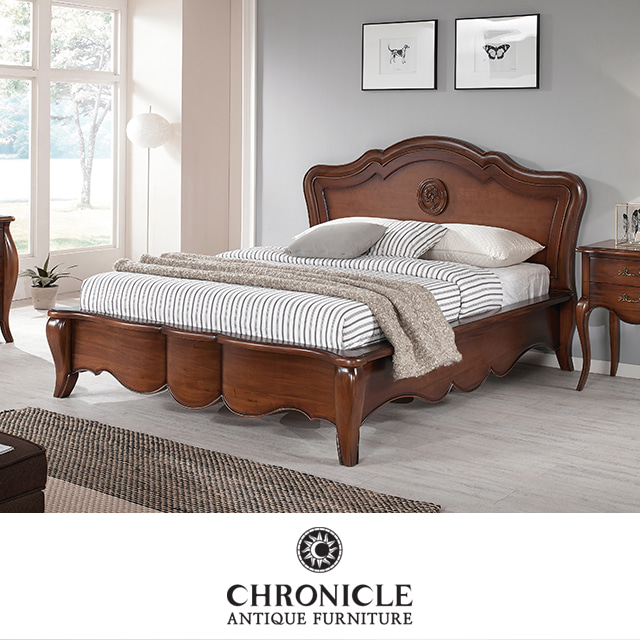 엘라젠 1750 원목 퀸 침대 WSC-1030