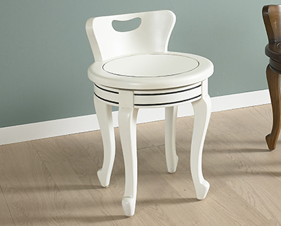 엘라젠 아이보리 회전 화장대의자 WSC-1072