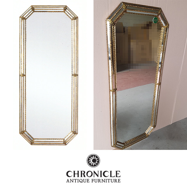 [한정수량 6조] 500 벽걸이 전신거울 팔각형 CWC-9803