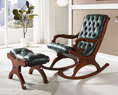 멜라그린 650 수입가구 엔틱 흔들의자세트 LVC-1355